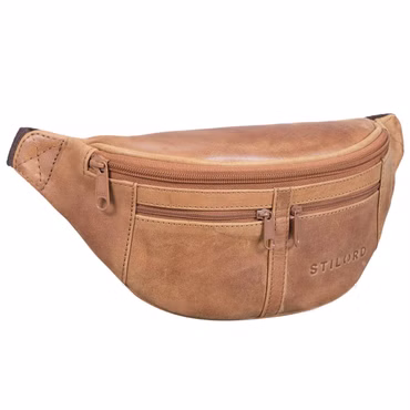 "Echo" vintage bum bag bedrová taška kožená