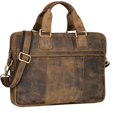 Andrew Vintage obchodní kožená taška