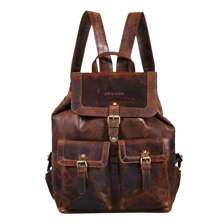 "Nora" Ladies Vintage Leather Rucksack