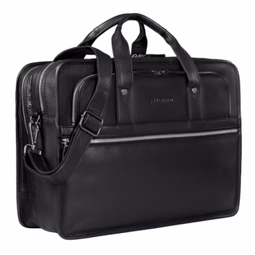 "Yves" Pasta de Couro Masculina e Feminina – Pasta para Laptop 15,6"