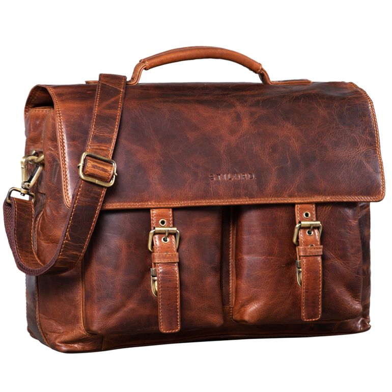 "Jeff" Briefcase Leather 15 Inch