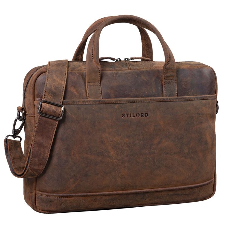 "Claudius" Large Vintage Leather Bag