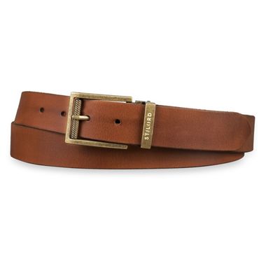 Lederen riem mannen Zakelijke riem 34 mm verkortbaar