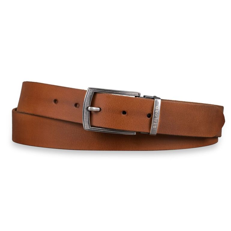 [Bundle] Vintage Leather Belt Men Brown