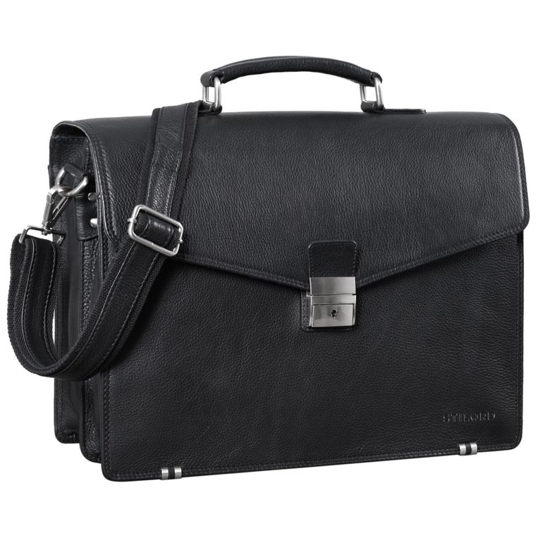 "Cosmos" Vintage Briefcase Leder Groot