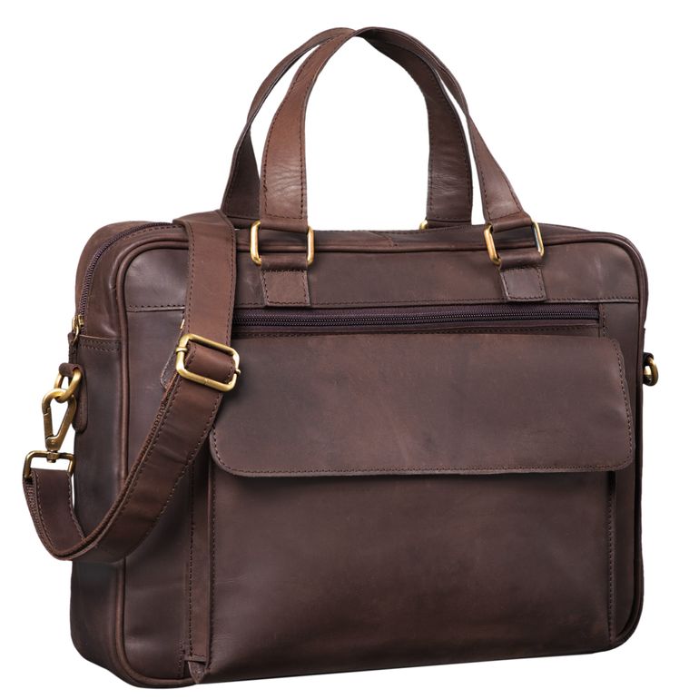 "Florence" Vintage Briefcase Women Leather