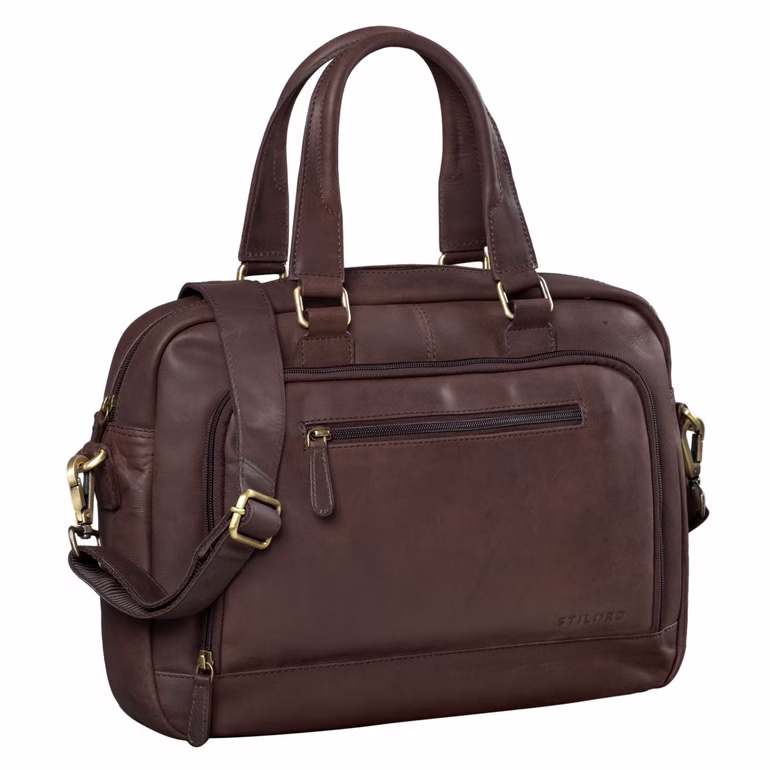"Catherine" Leather Business Bag Women 13.3 Inch