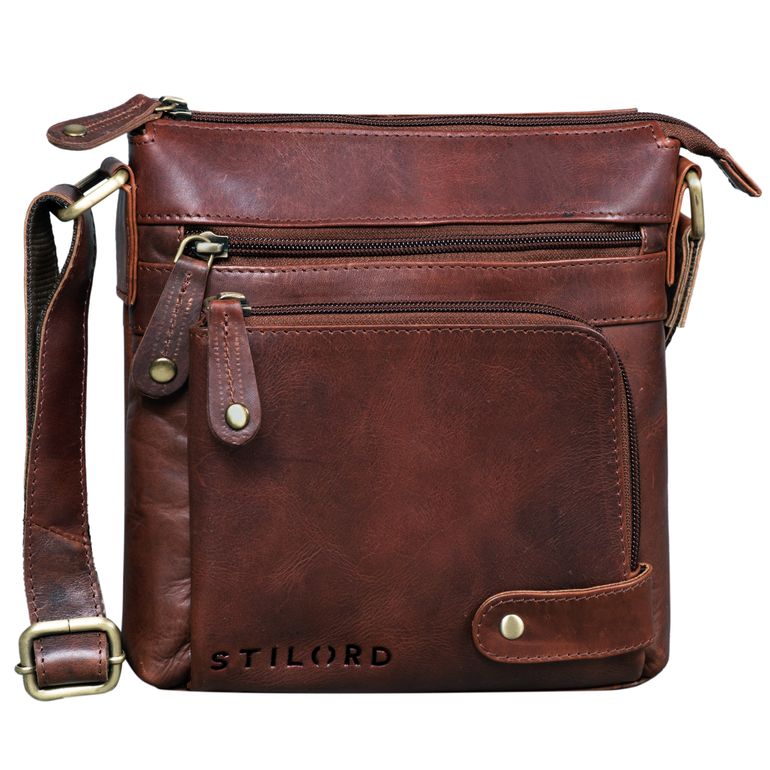 "Cameron" Leather Shoulder Bag Small