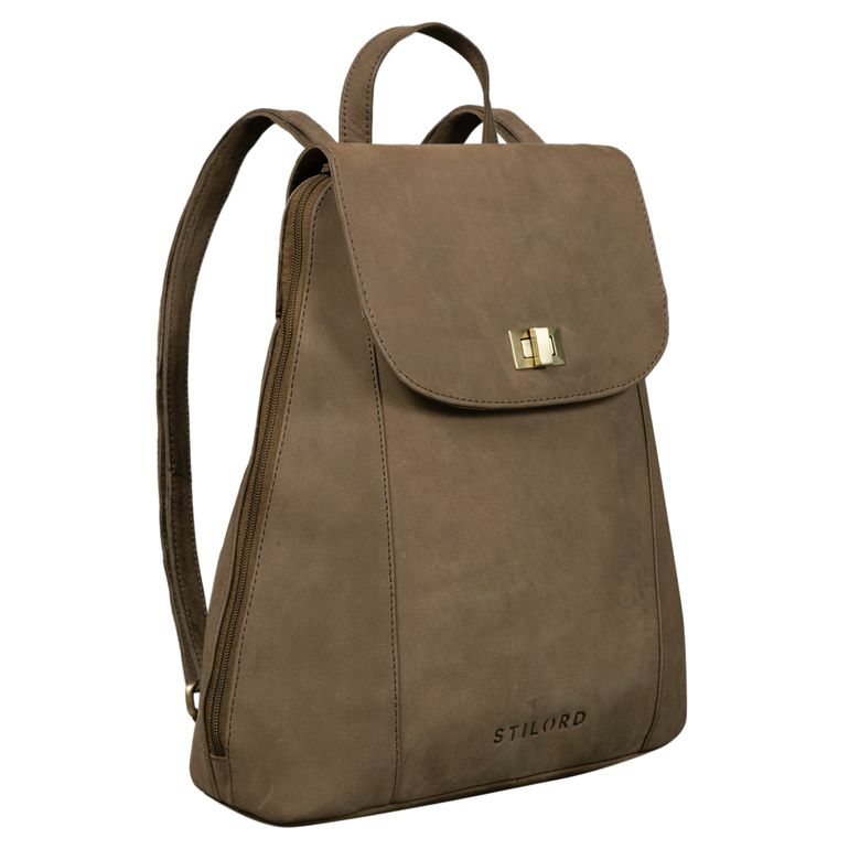 "Victoria" Ladies Backpack Handbags Leather