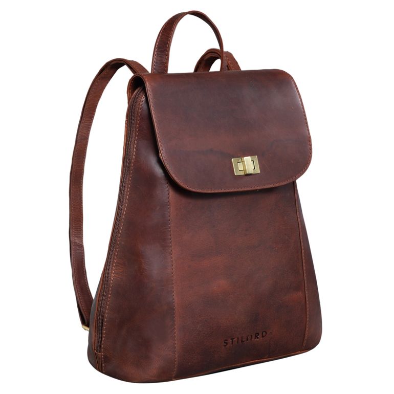 "Victoria" Ladies Backpack Handbags Leather