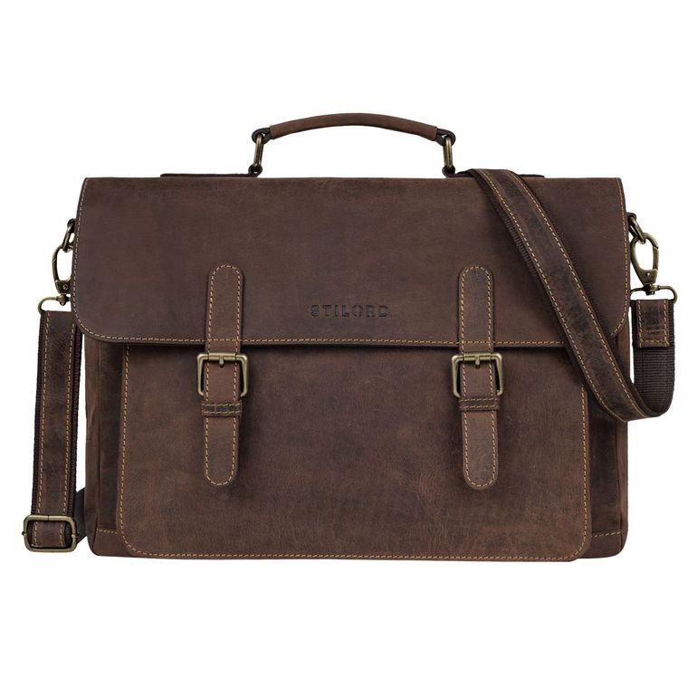 "Lennard" Briefcases Leather for Men