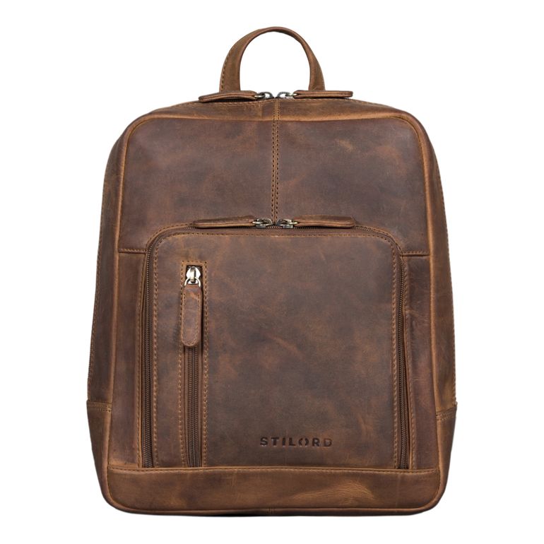 "Walker" Leather Backpack Daypack Small