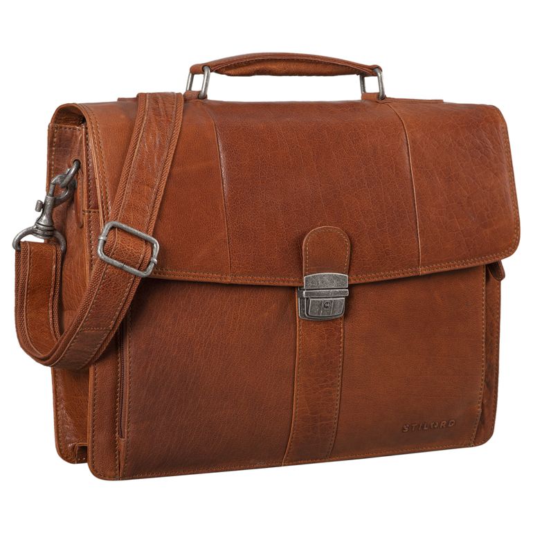 "Havanna" Business Bag Leather Briefcase