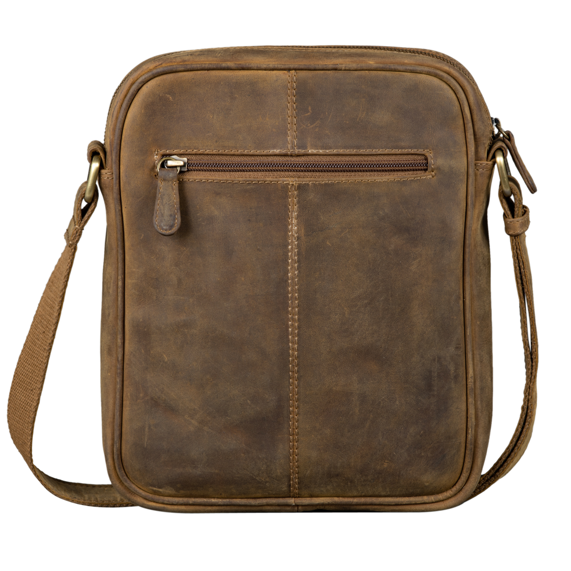"Randall" Leather Shoulder Messenger Bag STILORD