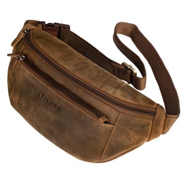 Bryce fanny pack lederen riemtas dames heren vintage
