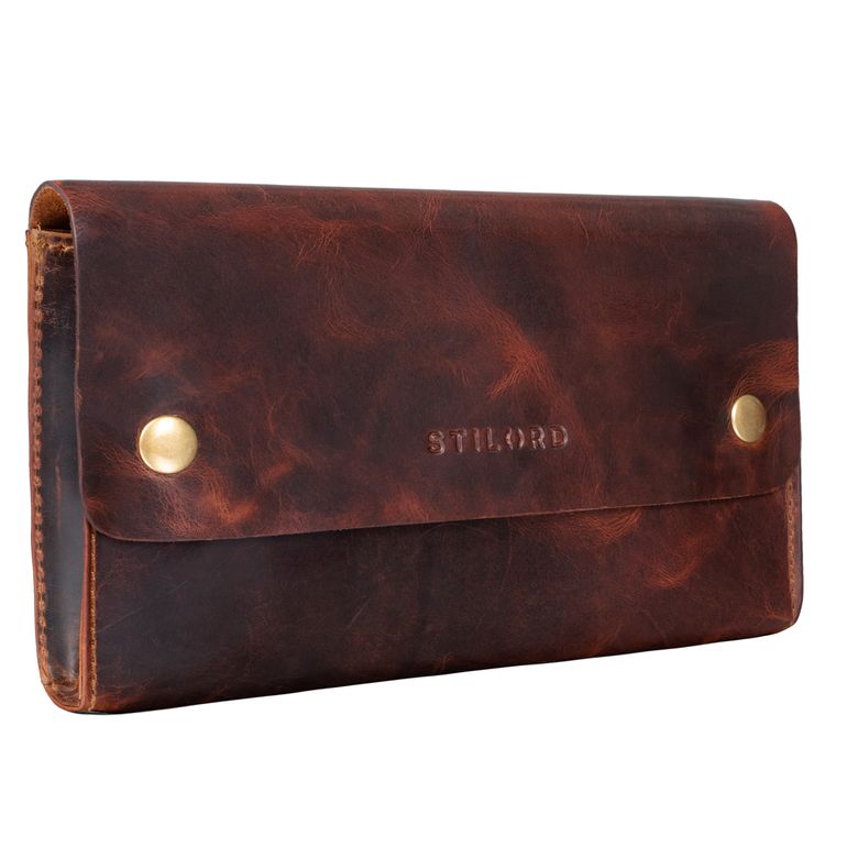 "Griffin" Leather Case Vintage Pouch