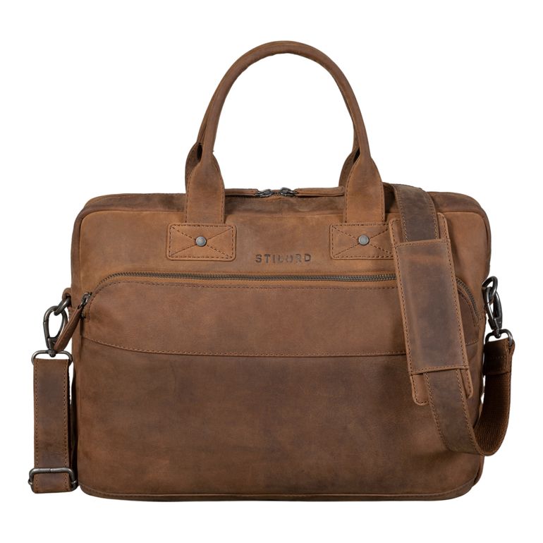 "Alvin" Business Laptop Bag Leather