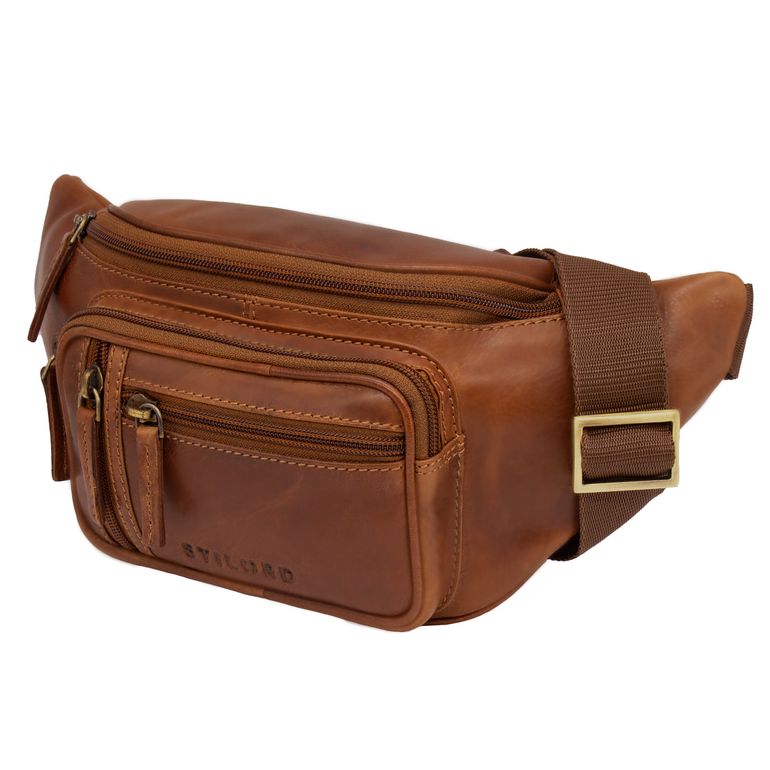 "Greg" Belly Bag Leather Brown