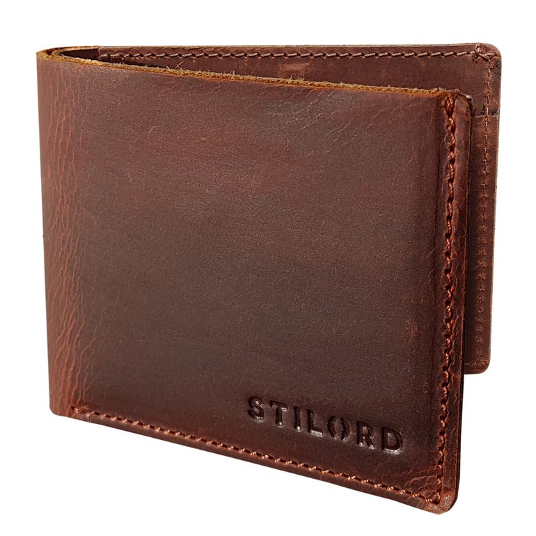 "Darren" Slim Leather Wallet with RFID