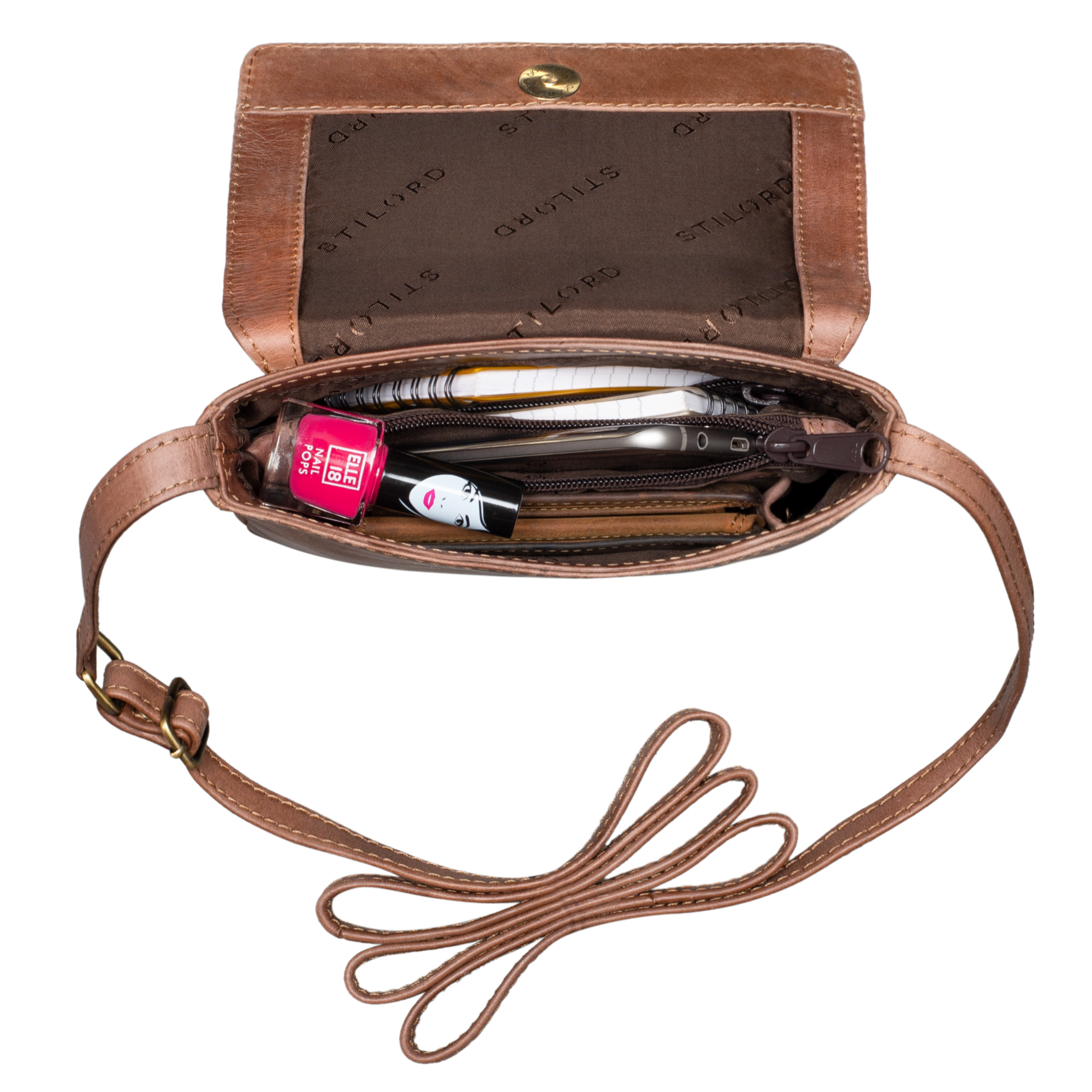STILORD Terra Leren Schoudertas Dames Vintage Handtas Dames Elegante Vrijetijdstas Crossbody Tas Dames Klassieke Handtas Echt Leer Kleur:porto - cognac STILORD Terra Leren Schoudertas Dames Vintage Handtas Dames Elegante Vrijetijdstas Crossbody Tas Dames Klassieke Handtas Echt Leer Kleur:porto - cognac