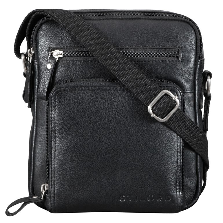 "Darius" Kleine Messenger Bag Heren Leer