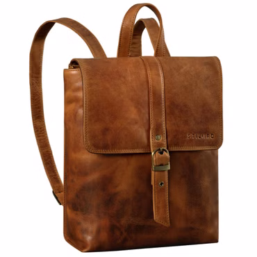 "Mathilda" Daypack Dames Leer Rugzak