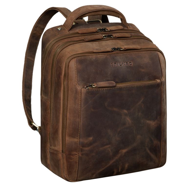 Couro "Kobe" Business Backpack Leather