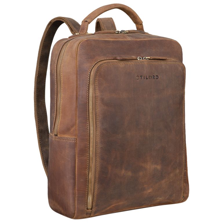 "Orlando" Mens Work Backpack Leather