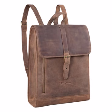 "Grover" Leather Laptop Rucksack