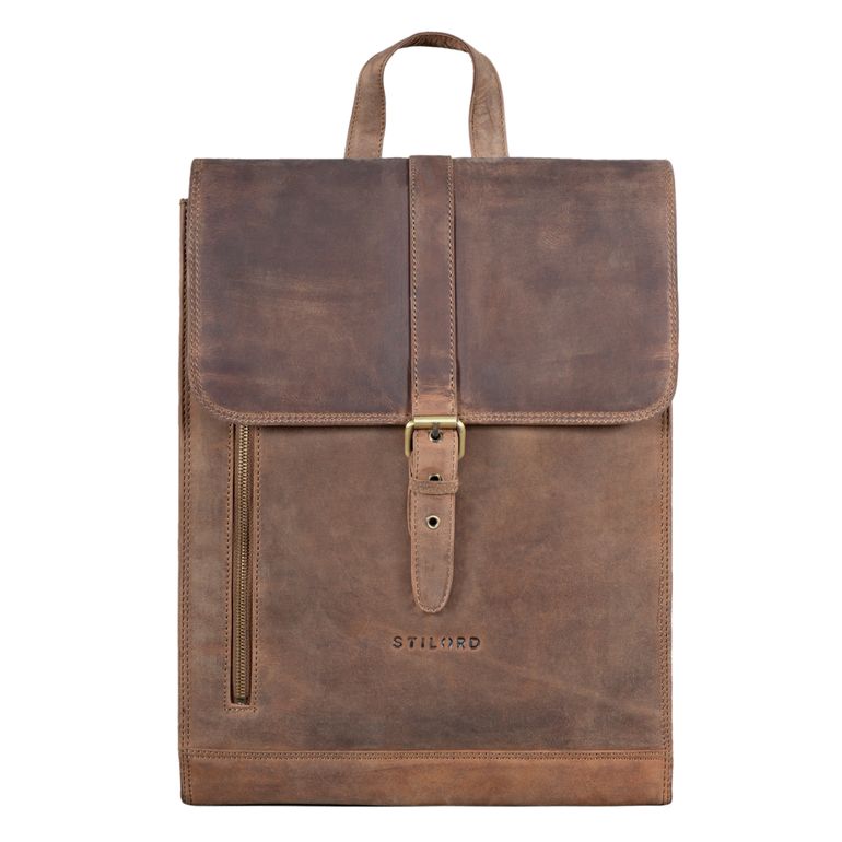 "Grover" Leather Laptop Rucksack