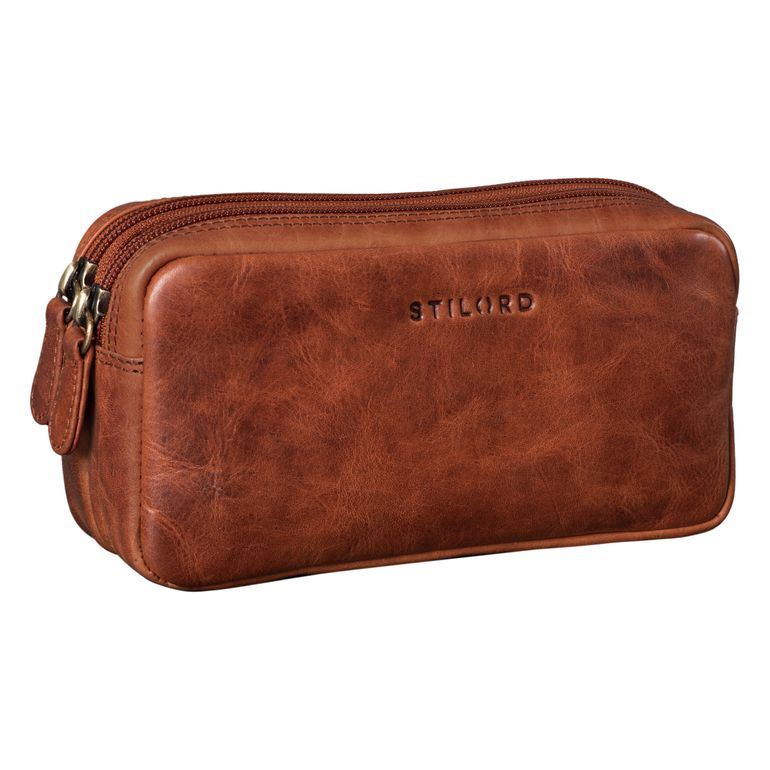 "Eddie" Pencil Pouch Case Leather