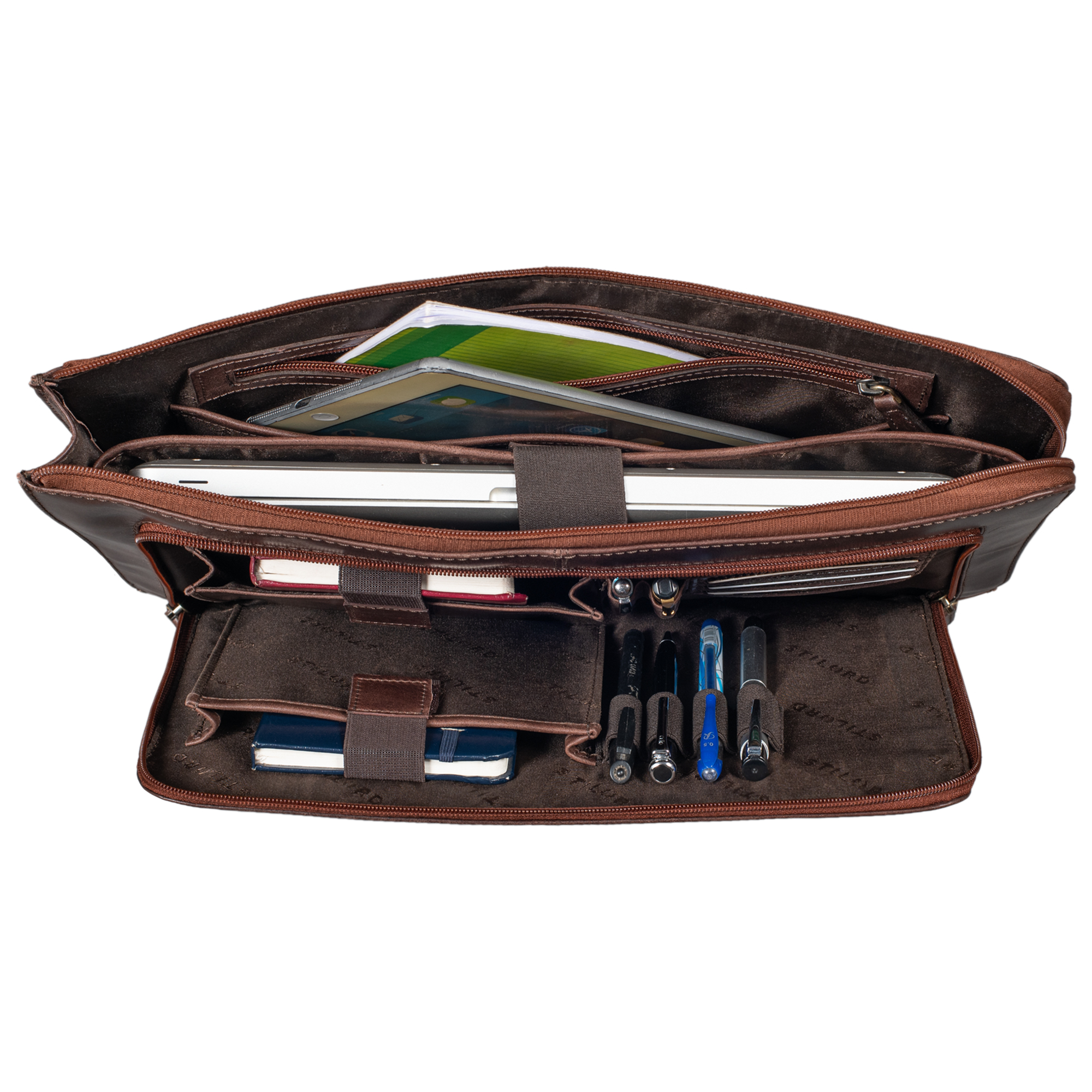 "Murray" 16 Inch Laptop Sleeve Leather STILORD