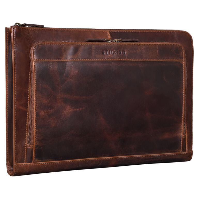 "Murray" MacBook Sleeve 16 Inch Leer Vintage