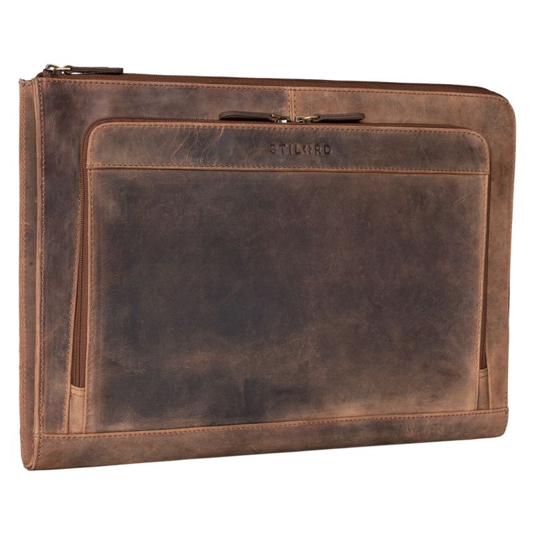 "Murray" MacBook Sleeve 16 Inch Leer Vintage