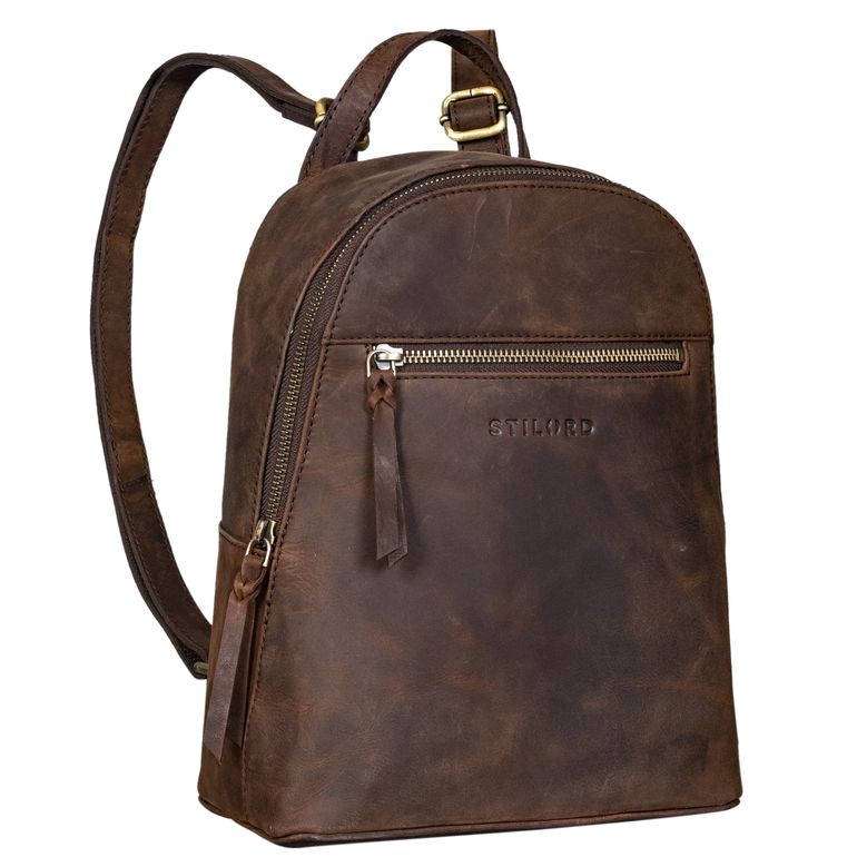 "Amira" Womens Backpack Purse Leather