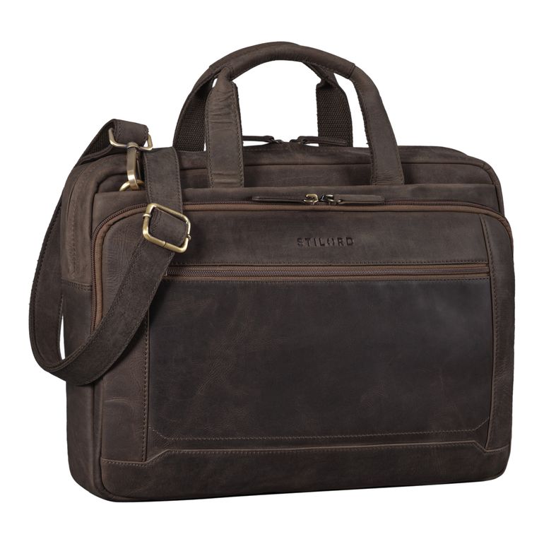 "Antoine" Laptop Work Bag Leather