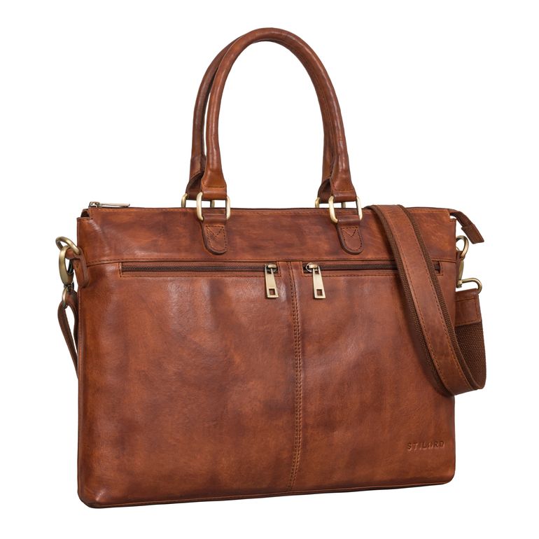 "Bailey" Business Laptop Bag Leather