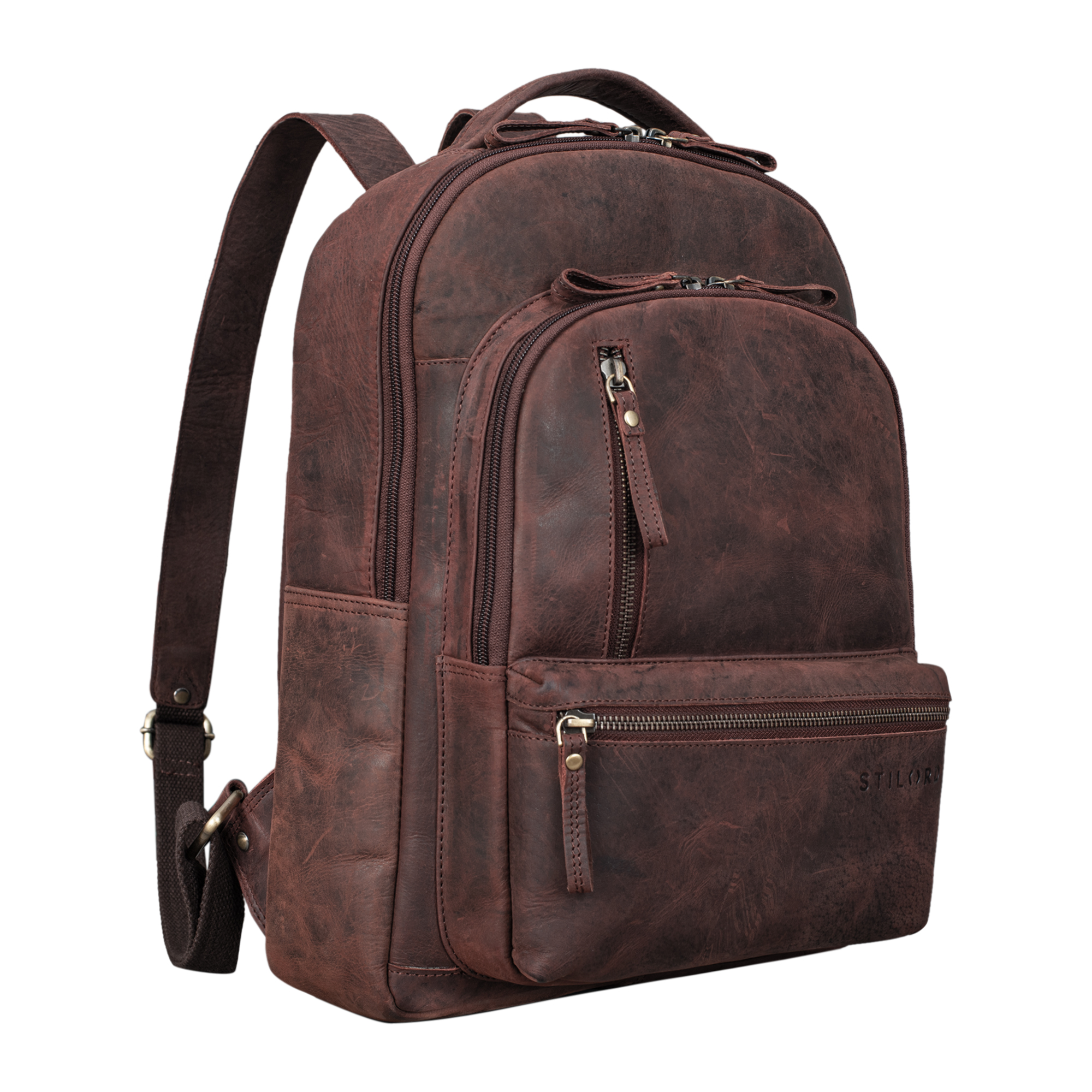 Buy Aircase Tan Vegan Leather Laptop Backpack Online at Best Prices in  India - JioMart.