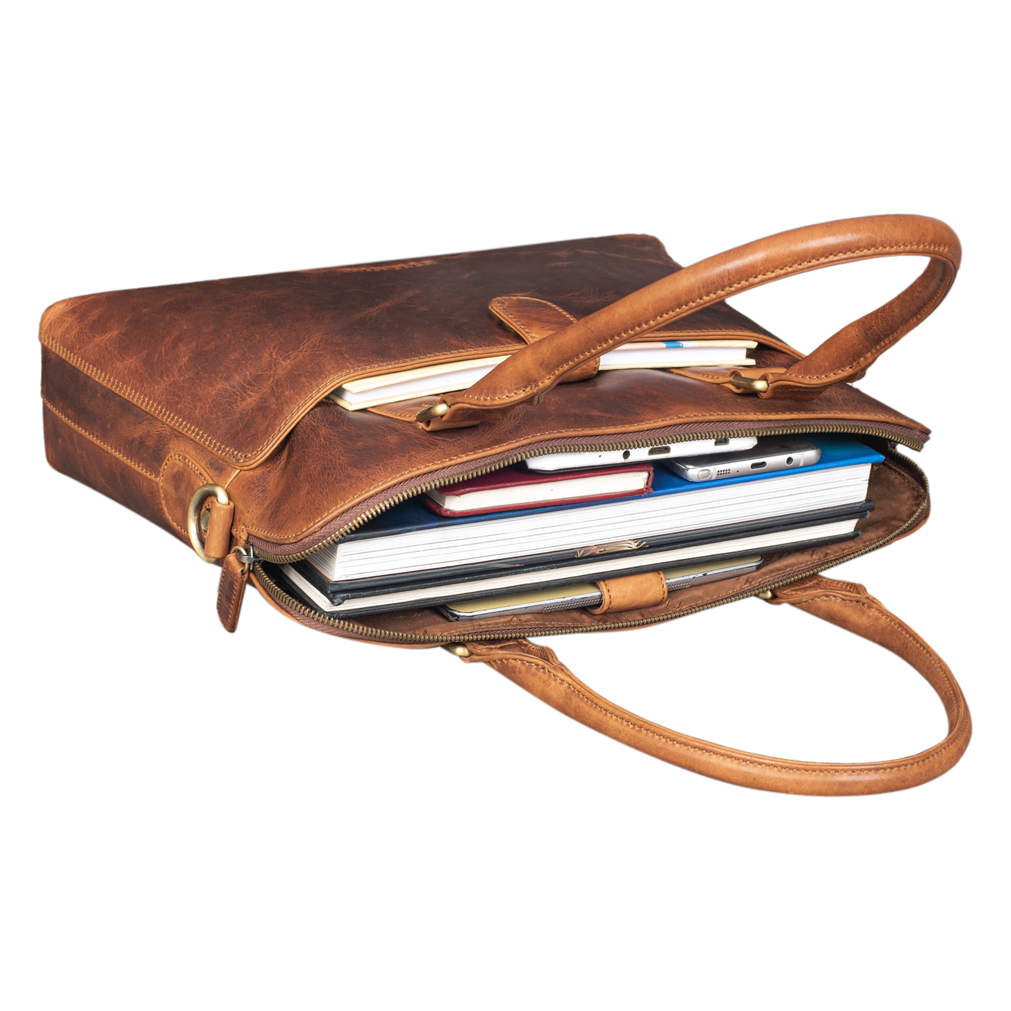 "Vivienne" Womens Leather Work Bag STILORD