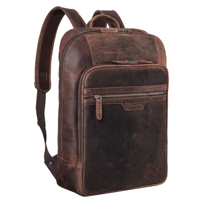 "Malik" Large Work Backpack Leather