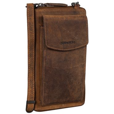 Buy a leather cross body phone bag online STILORD