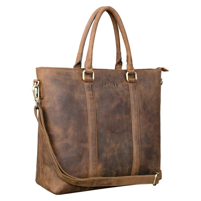 "Jara" Large Leather Business Bag Ladies