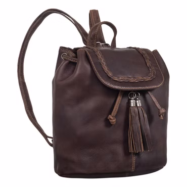 "Enisa" Vintage Leather Backpack for Women "Enisa" Vintage Leather Backpack for Women