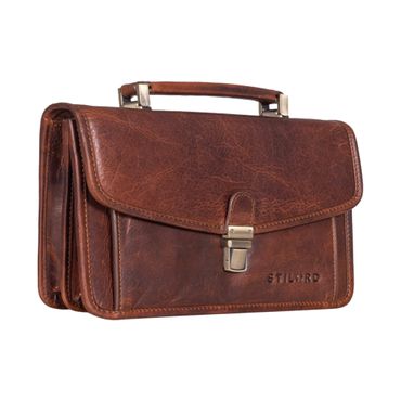Yael Leren Handtas Kleine Dames Vintage