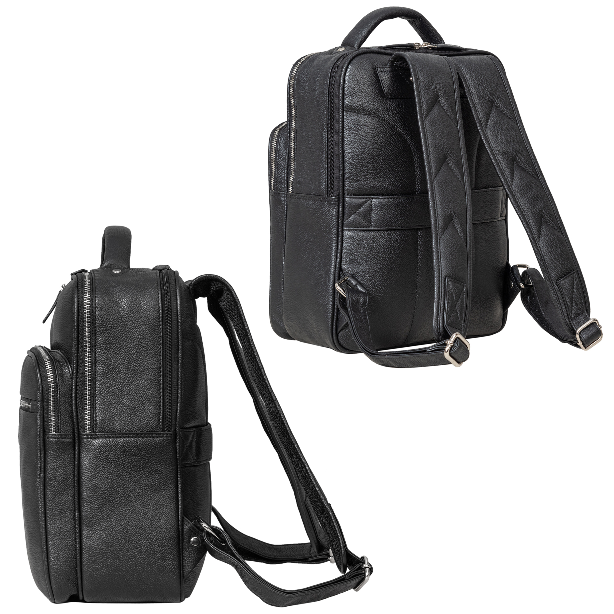 "Kaya" Notebook Backpack Leather 14 inch STILORD