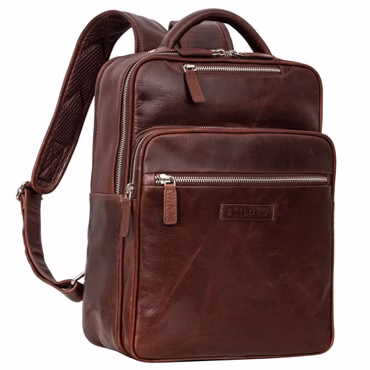 "Kaya" Mochila de Couro de 14 polegadas 