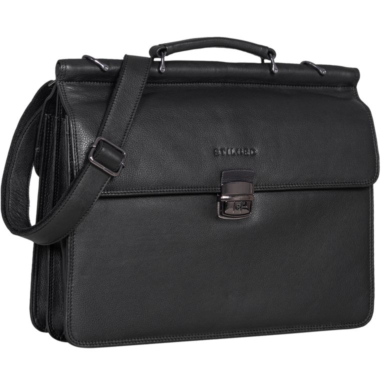 "Stephan" Leather Briefcase Bag Vintage
