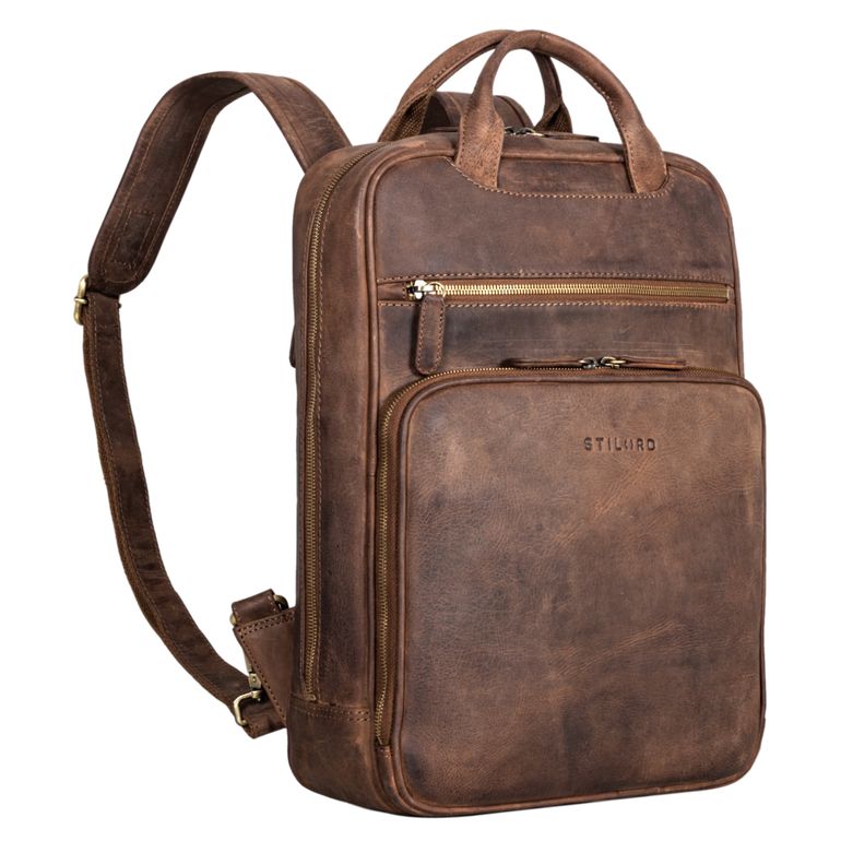 "Nova" Backpack Leather Notebook Compartment 13.3 inch