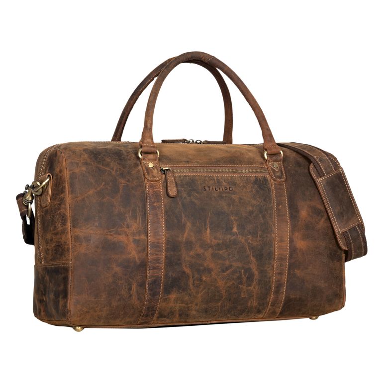 "Iska" Large Travel Bag Leather