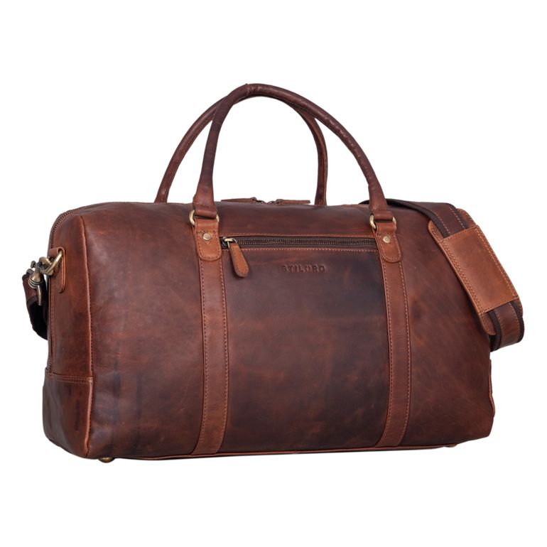 "Iska" Large Travel Bag Leather